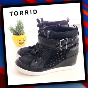 TORRID Hidden Wedge Wide Width Hi Tops